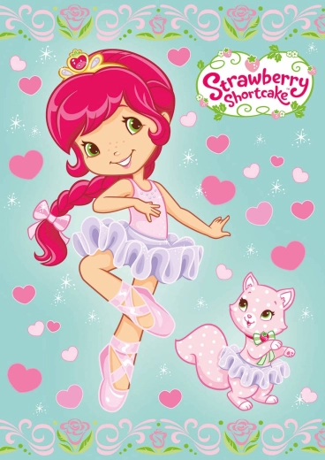 Akim krāsojamā grāmata A4 Strawberry Shortcake (Jahūdka)