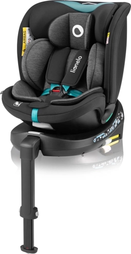 Lionelo Navy i-Size grozāms autosēdeklītis 40–150 cm black turquoise