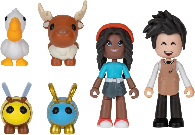 Kustīgas cilvēku un dzīvnieku figūriņas