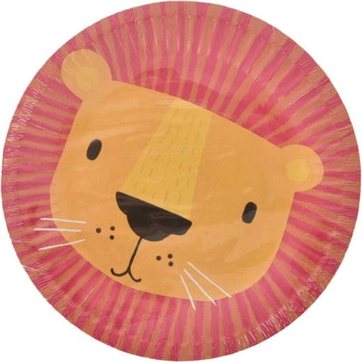 Papīra šķīvji Jungle 18 cm (10 gab.)