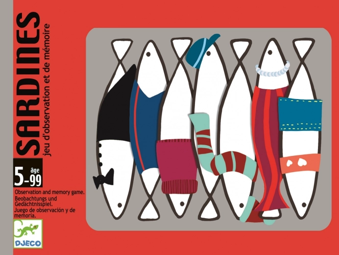 Card Game Sardines DJECO