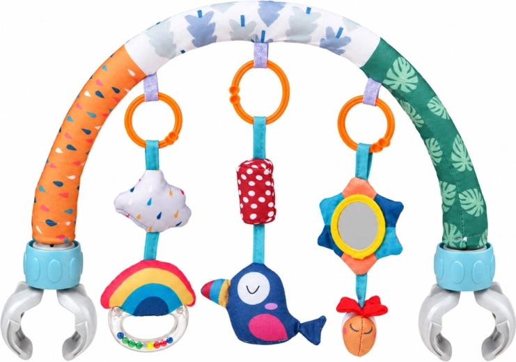 Hanging toys full of sensory stimuli