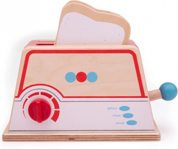 Koka tosteris bērnu virtuvītei BIGJIGS TOYS
