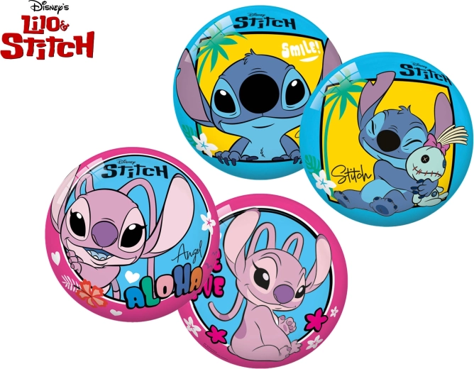 Bērnu bumba Lilo un Stitch 11 cm – 1 gab.