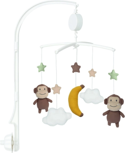 Musical crib mobile with monkeys JABADABADO