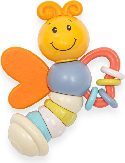 Bērnu grabulītis Baby Mix tauriņš