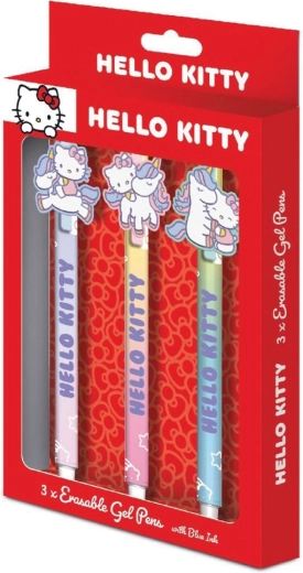 Hello Kitty dzēšamo gēla pildspalvu komplekts (3 gab.)