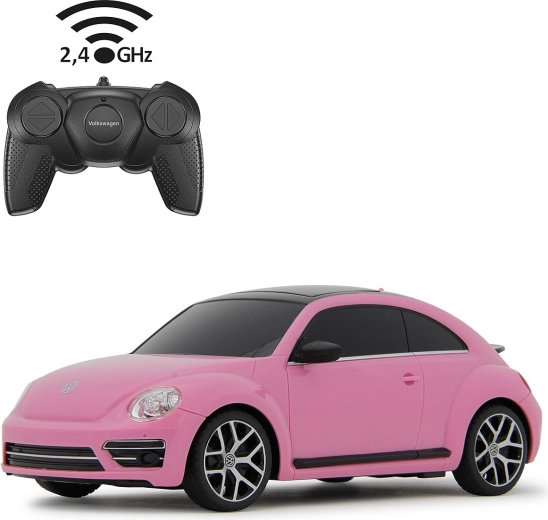 Jamara Volkswagen Beetle RC auto 1:24 rozā 2,4 GHz