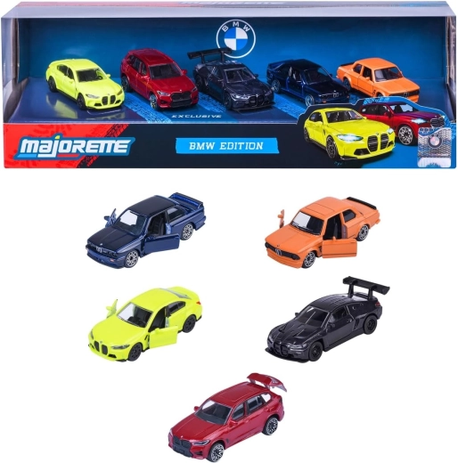 Majorette BMW Edition dāvanu komplekts ar 5 metāla automašīnītēm