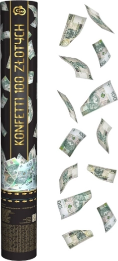 Pneumatic Confetti – 100 Zloty