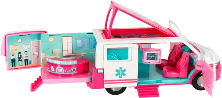 Sanitārā mašīna, kas pārvēršas par 2‑in‑1 slimnīcu