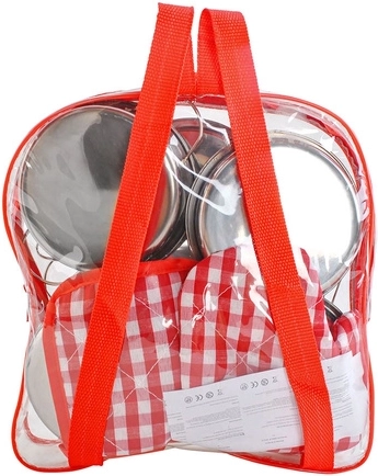 Transparent backpack for easy carrying