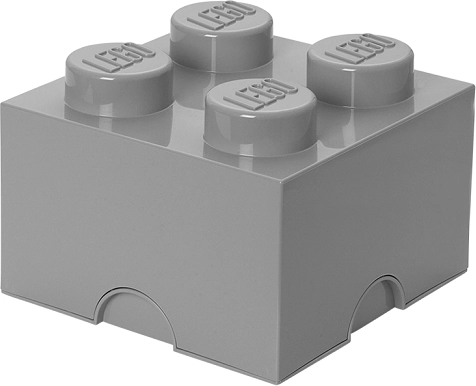LEGO storage box 4 gray