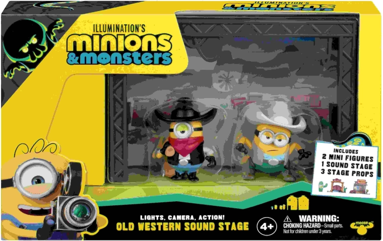 Minioni 3 mini figūriņas 2 komplekts (asorti) - 1 gab.
