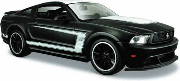 Kompozītmateriāla modelis FORD MUSTANG BOSS 302 melns 1:24