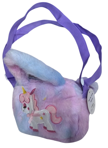 PINK crossbody somiņa ar vienradzi un zvaigznītēm