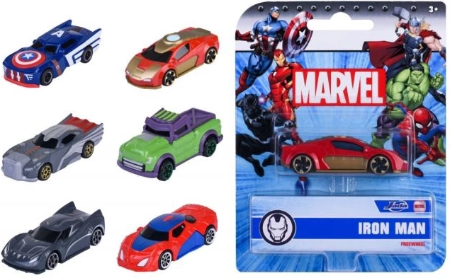 Marvel metāla mašīnīte 1:64, 7 cm – 6 veidi