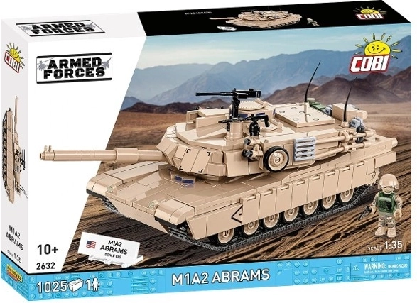 M1A2 Abrams Tank Building Set 1:35 – 1025 pieces
