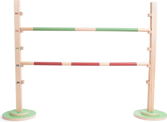 Wooden athletics hurdle for children