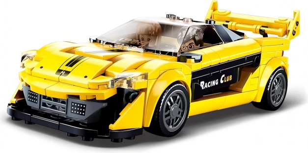 Konstruktors SLUBAN dzeltens angļu sporta auto (283 detaļas)