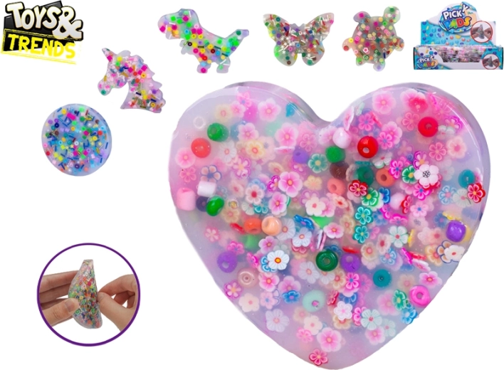 Lipīgas gēla rotaļlietas Picky Pads 8 cm