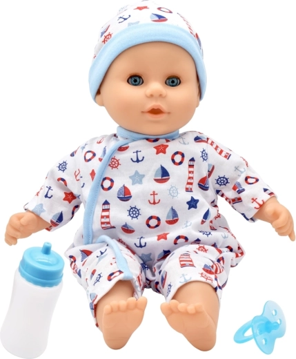 Dolls World lellīte mazulis Little Treasure zilā krāsā 38 cm