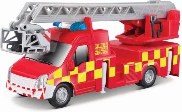 Ugunsdzēsēju auto ar kāpnēm Bburago 1:43