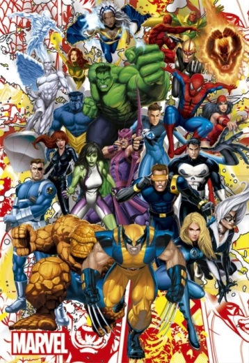 Puzle MARVEL varoņi 500 gabali