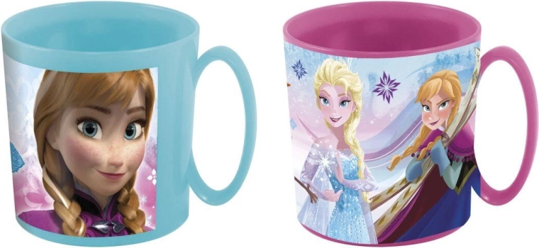 Bērnu plastmasas krūze 350 ml ar FROZEN motīvu