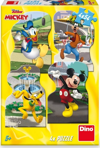 Disney Mickey in the City Puzzle 4×54 pieces
