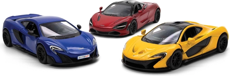 Metāla McLaren modelis ar atvilkšanas piedziņu