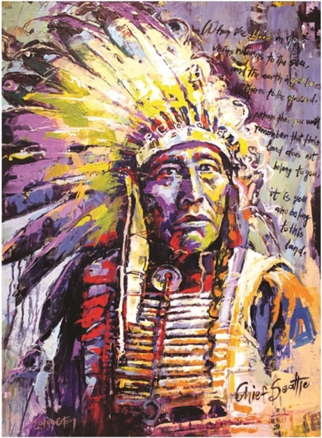 Puzzle Chief Seattle 1000 Pieces ANATOLIAN