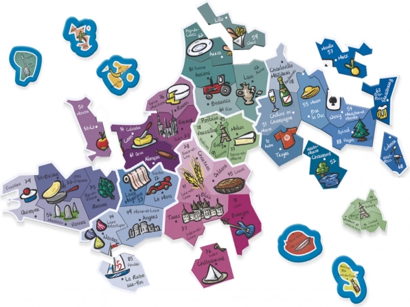 Jeujura Magnetic Map of France