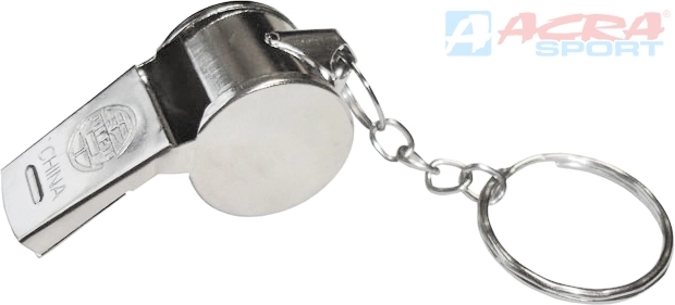 ACRA metāla sporta svilpe ar lodīti - 1 gabals