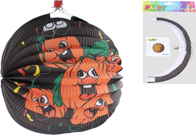 Laternas bumba ķirbja formā 25 cm