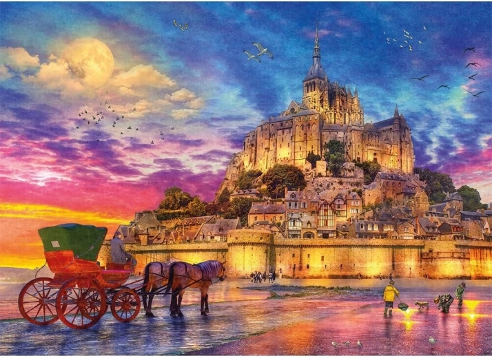 Puzle Mont Saint Michel 1000 detaļas GIBSONS