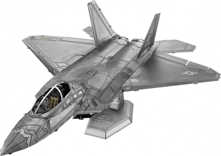3D Metal Puzzle F-22 Raptor