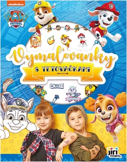 Paw Patrol Coloring Book with Kids' Tattoos - 1 piece