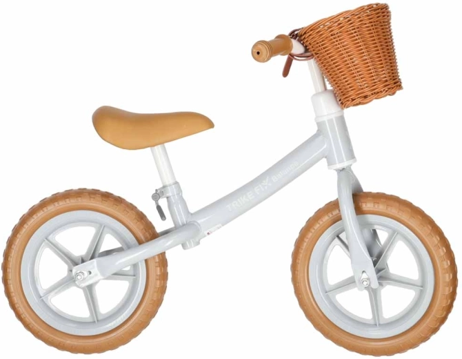 Bērnu skrejritenis Trike Fix Balance ar groziņu, brūns