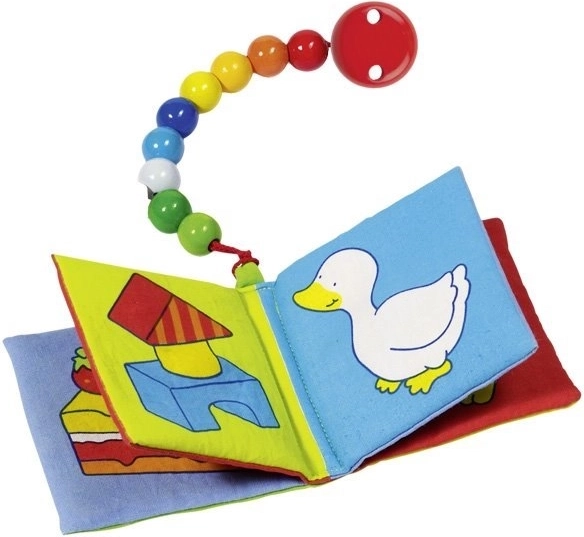 Heimess cotton crinkle soft book with squeaker