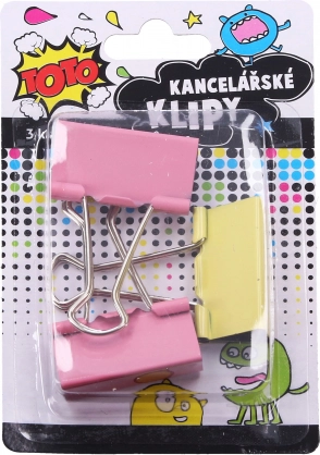 Biroja klipši 41 mm, komplekts 3 gab.