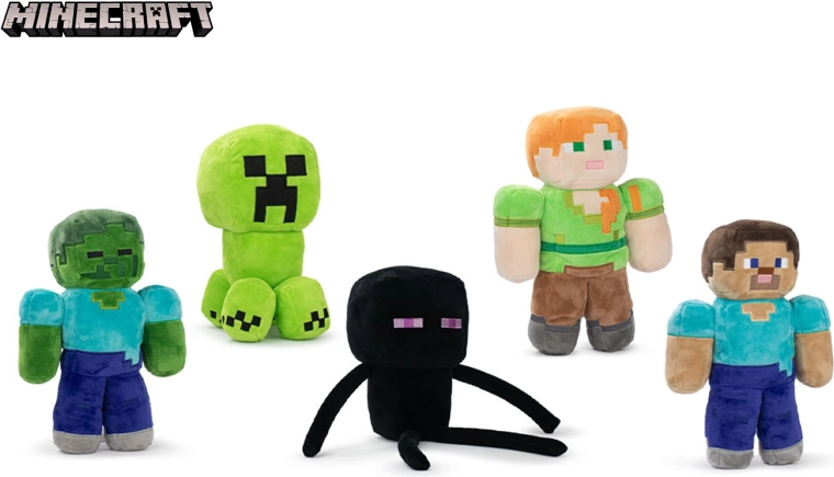 Minecraft plush character 30 cm (5 variants), from birth