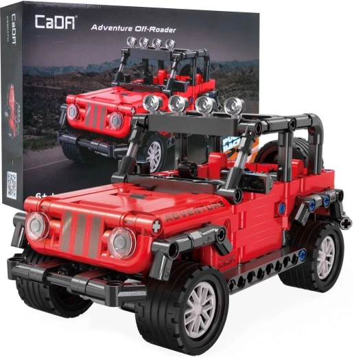 CaDA Adventure Off-Roader apvidus auto ar atpakaļuzvilkšanas (pull-back) piedziņu