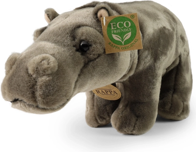 Rappa stāvošs plīša nīlzirgs, 30 cm, Eco-Friendly