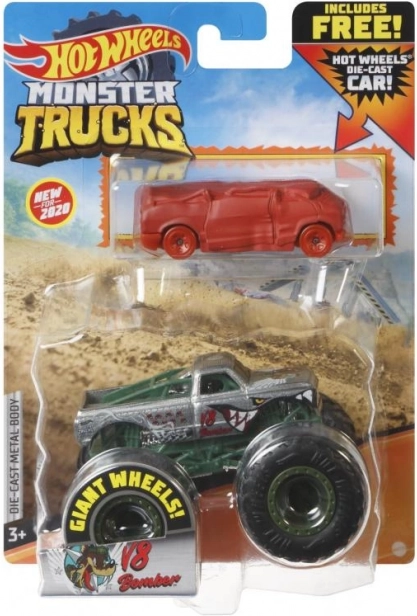 Hot Wheels Monster Trucks 1:64 ar metāla auto – Skeleton