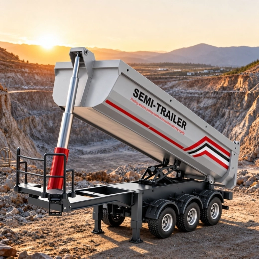 Electrically operated dump bed