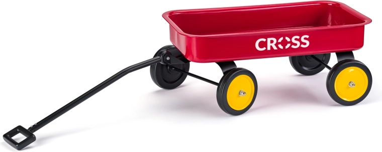 Easy steering thanks to swivel front wheels