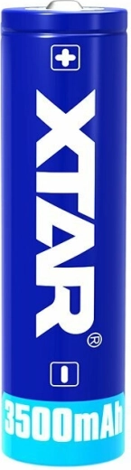 Xtar 18650 Li-ion akumulators 3500 mAh ar aizsardzību