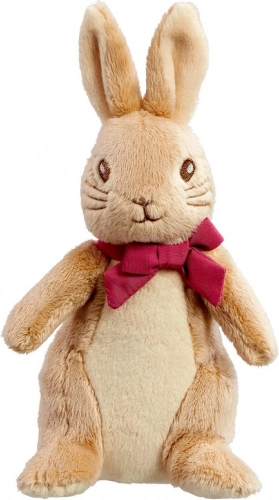 Flopsy plush bunny with bow – small