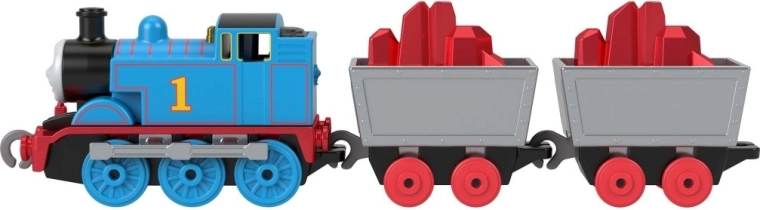 Two cars with red cargo